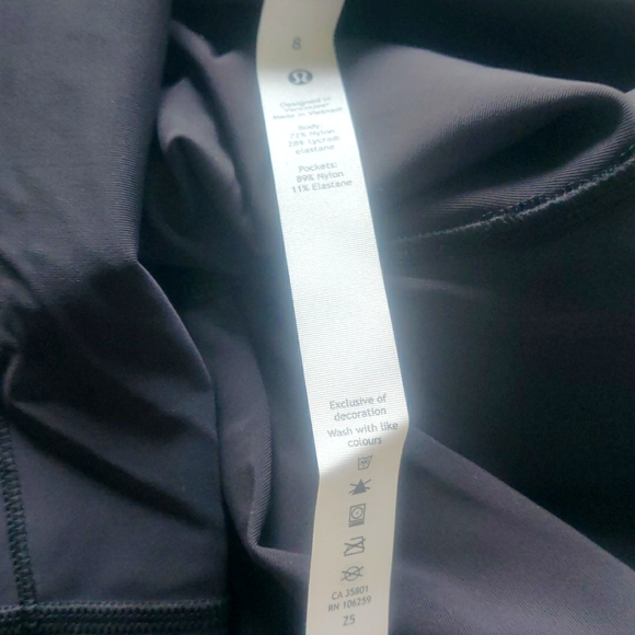 Lululemon Power Thru High Rise Crop 23" - Picture 7 of 8